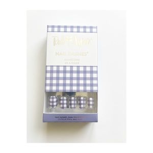 Red Aspen Joni’s Picnic Plaid short nail dash